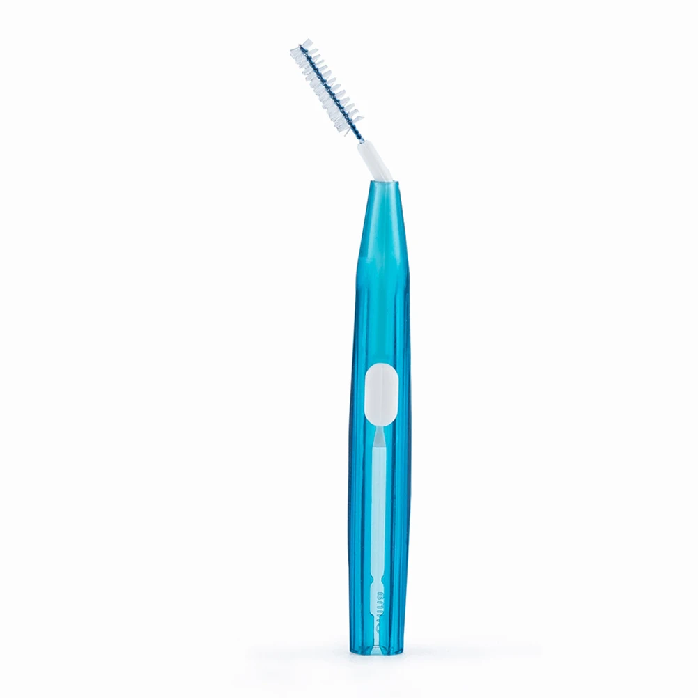

20 Pcs Interdental Brushes Soft Material Comfortable Grip Reach Back Teeth Oral Care Tooth Decay Prevention Plastic Durable Safe