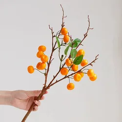 New little rrange Artificial Fruit long branch Simulation flowers For Home Wedding decor birthday party Christmas decoration