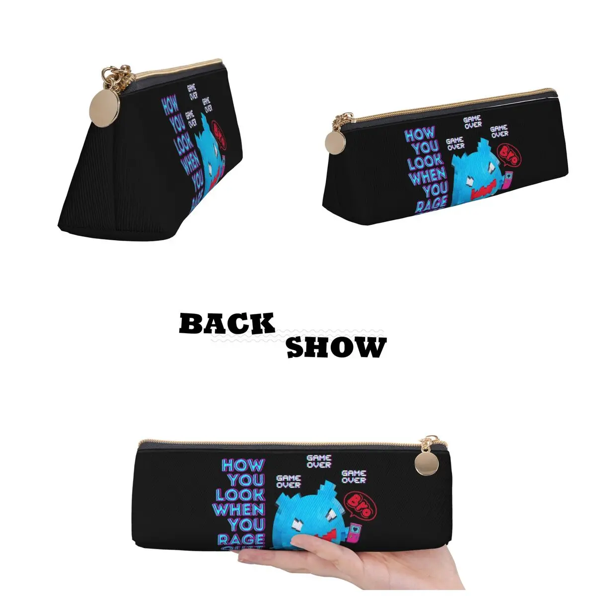 Comic Cat Bugcat Capoo Bug Cat Pencil Case Pencil Pouch Storage Stationery Supplies Large Capacity Pen Box Pencil Bag Boy Girl