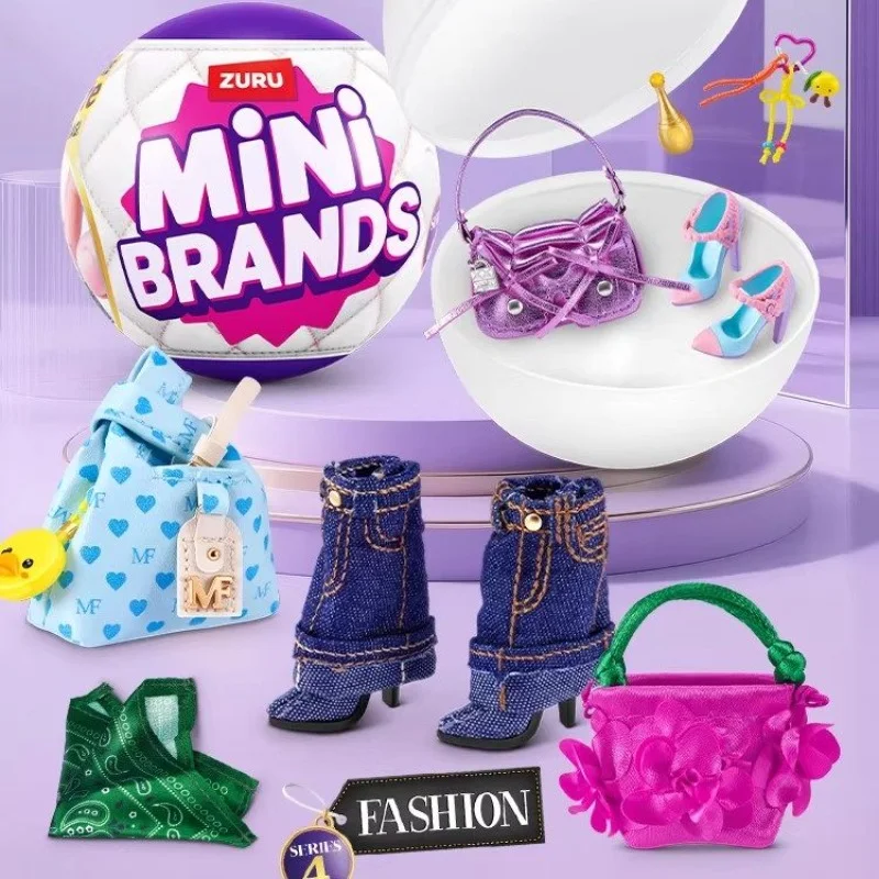 Mini Brand Fashion Mode Series 4 Surprise Box Mini Fashion Shoes and Bags Mystery Box Girl Toy Gift Blind Box Toys Surprise Box - view 6