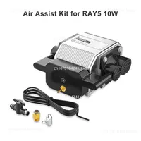 30L/Min 20W/10W  Air Assist Pump Compressor For CNC  Engraving Machine Adjustable Speed Low Noise Upgraded