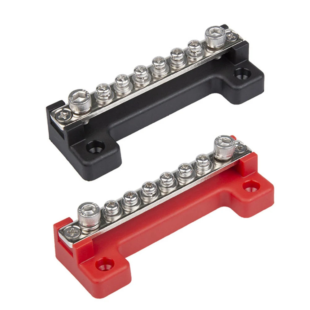 12V Distribution Block Bus Bar Professional Car Power Distribution Earthing Block For Automobile