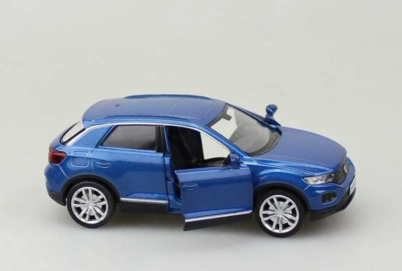 1:36 VOLKSWAGEN T-ROC SUV سبيكة نموذج لعبة سيارة 11.6 سنتيمتر ديكاست التراجع المعادن جمع الأطفال اللعب هدية F344