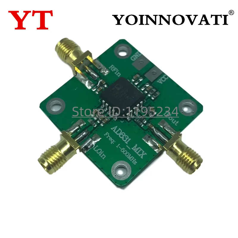 AD831 High Frequency RF Mixer Converter 0.1-500MHz Low Distortion Wide Dynamic Range Module Board for Amplifier LNA