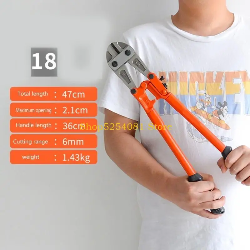 AXYC 18/14 Inch Wire Bolt Cutter Tool Heavy Duty Pliers Strong Shear Lock Chain Thicken Hand Tools Labor Saving Cutters