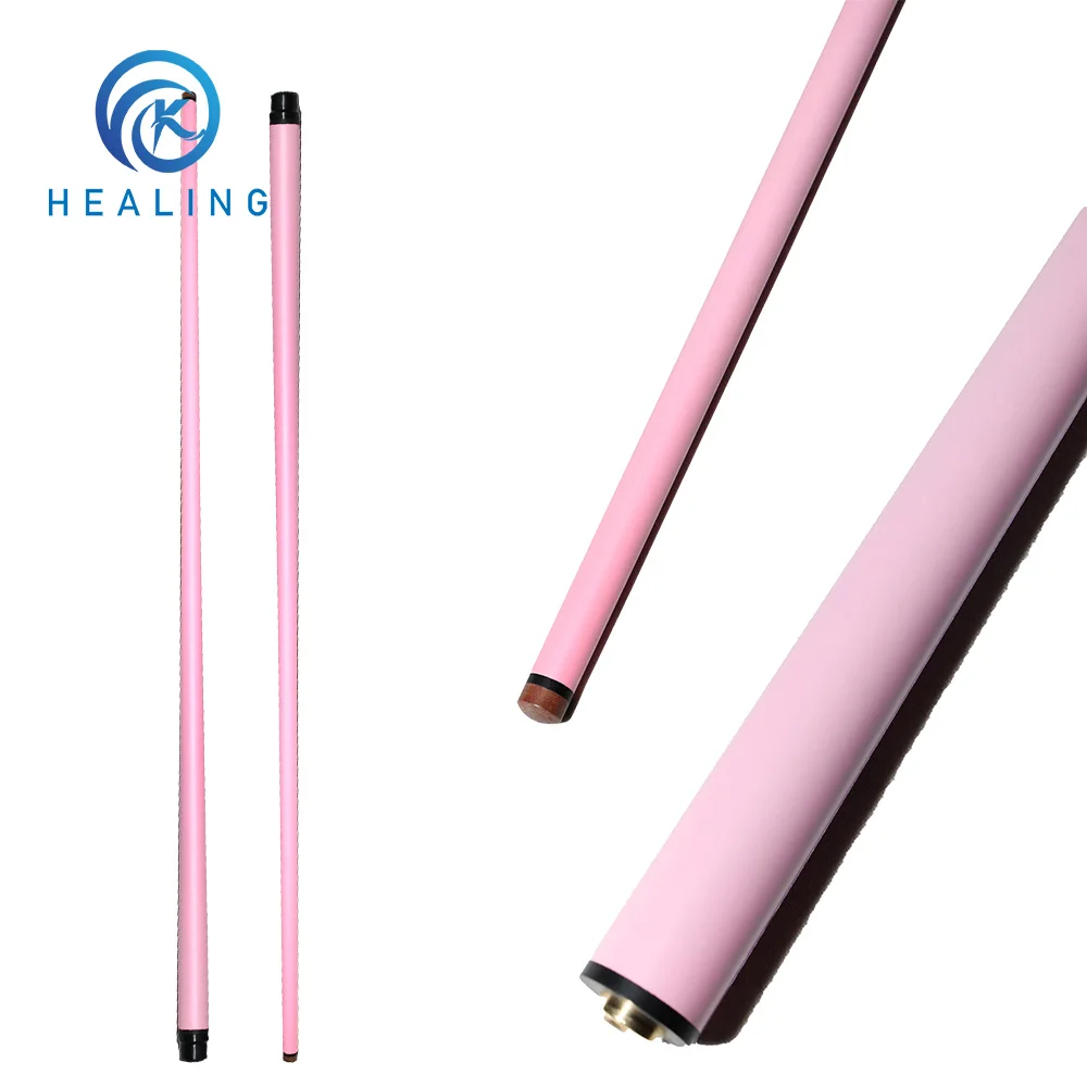 Pink Paint Carbon Fiber Shaft Factory Direct OEM For Pool Cue Front Part Of Billiard Play Cue Shaft With Foam Black Technology