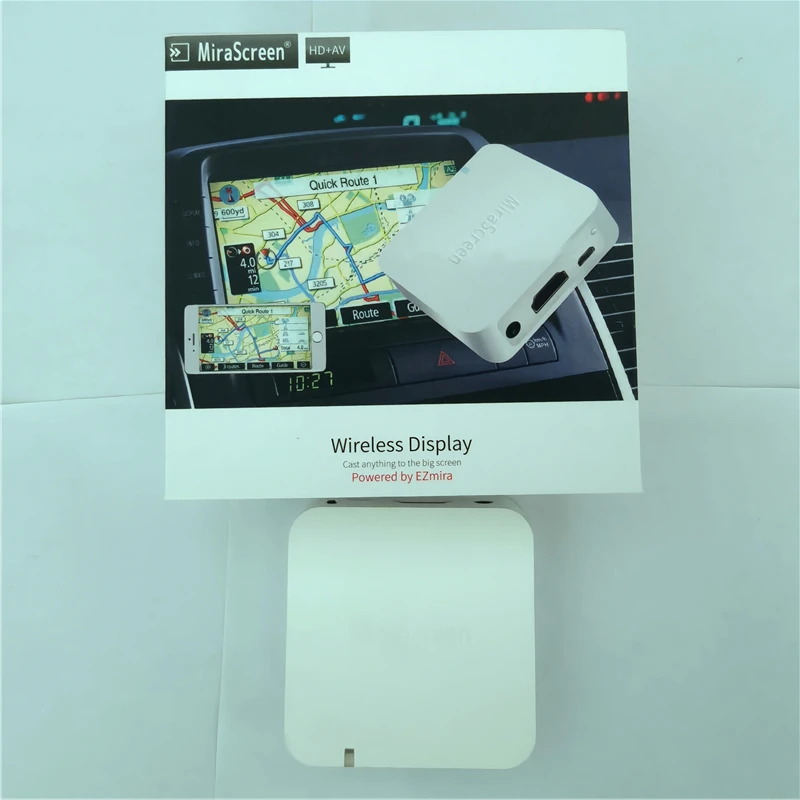 

Mirascreen X7 Car TV Stick Auto Media DLNA Miracast Airplay Screen Mirroring Dongle Wireless HD AV Output Video Streamer Display