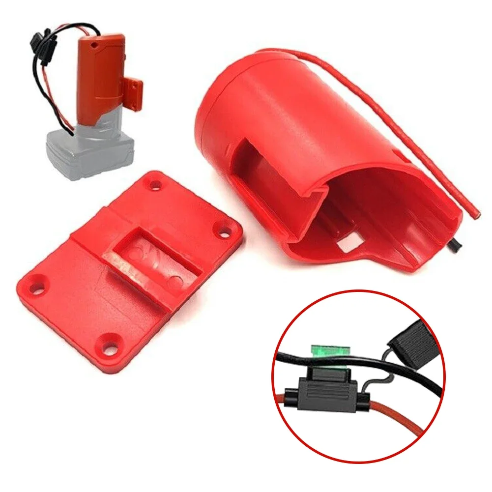 Adaptador de batería de 1-5 piezas para Milwaukee, conector de alimentación de batería de iones de litio M12 de 10,8 V-12V, convertidor de cargador,