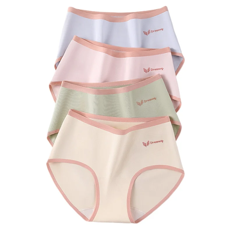3Pcs Fashion Women Underwear Lady Sports Women's Cotton Briefs Triangular Panties Set Lingerie Sexy Underpants Intimates