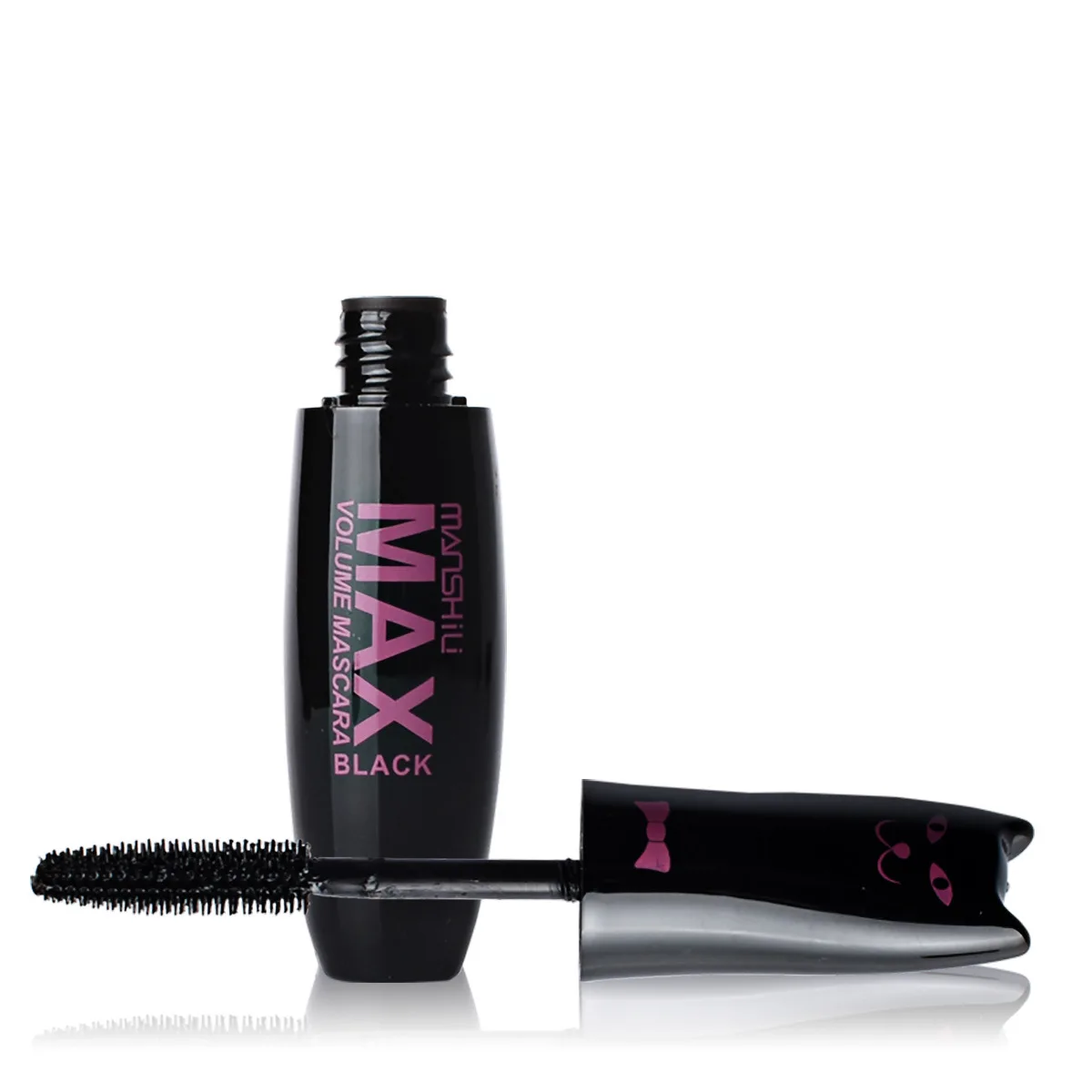 Cute Black Mascara Max Volume Curling Mascara Waterproof Thick Lengthening Lash Extention Eyelashes Makeup 4D Fiber Lash Mascara