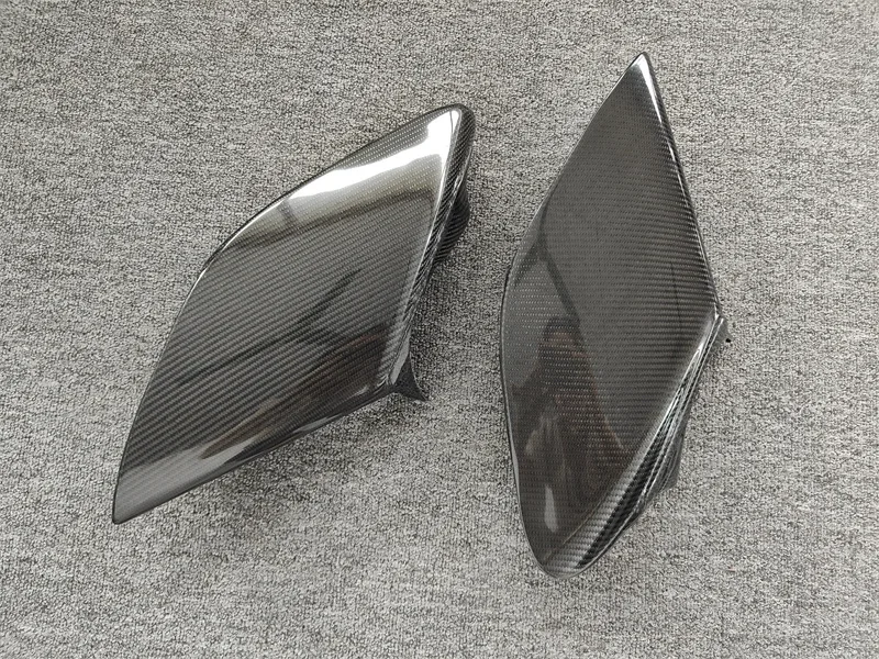 True carbon fiber N-style rear fender vent Side air vents for Ferrari 488 GTB body kit front bumper edge rear diffuser