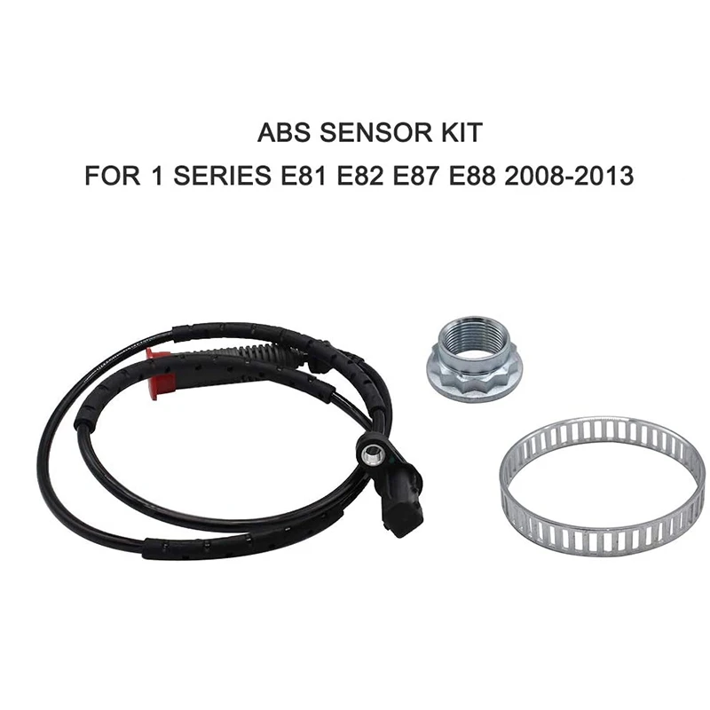 ABS Reluctor Ring & ABS Sensor Kit For BMW 1 Series (E81 E82 E87 E88) 2003-2014 Rear Car Accessories