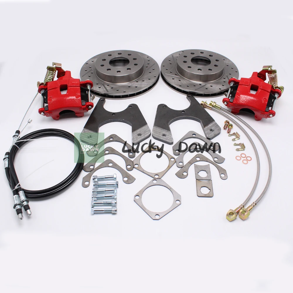 

Bolt Rear End Disc Brake Kit Compatible with Chevy 10 12 Chevelle El Camino Malibu 1964-1972 Car Engine Replacement Parts