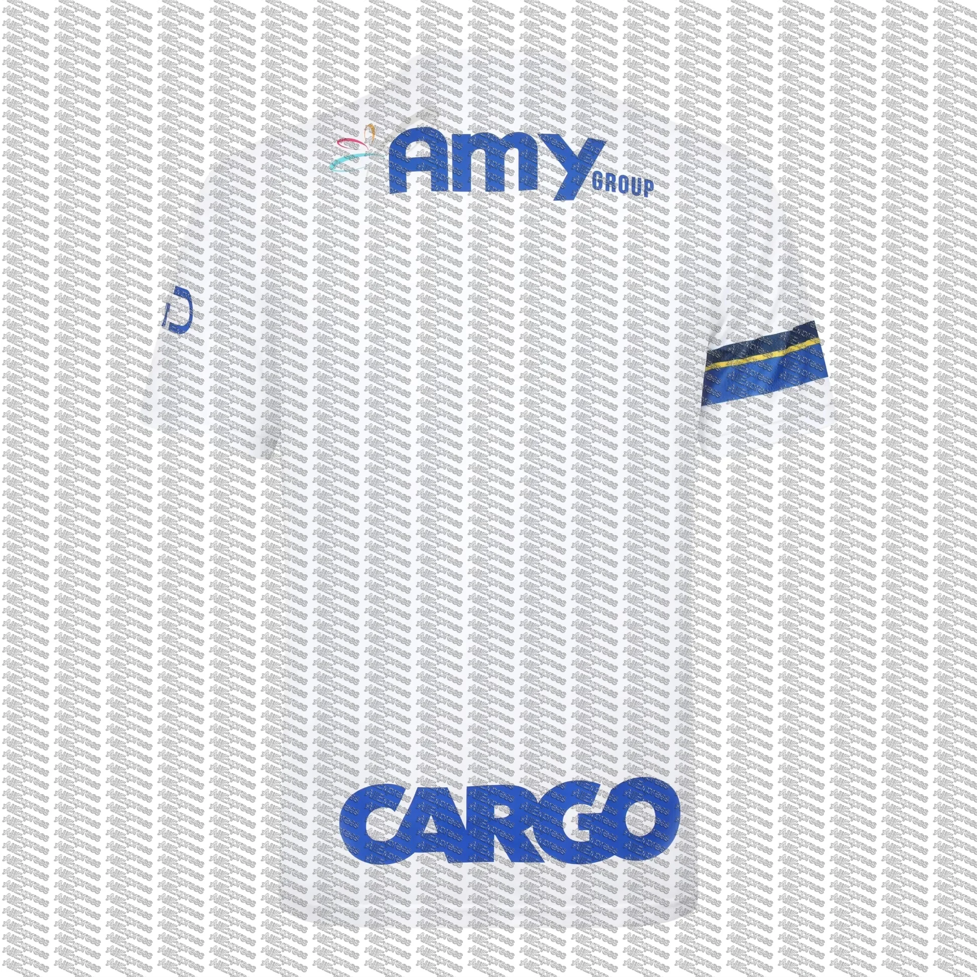 

Maccabi Tel Aviv FC Men's Soccer Jersey Team Shirt White Base Blue Yellow Accents Club Badge Sponsor Logos Fanwear