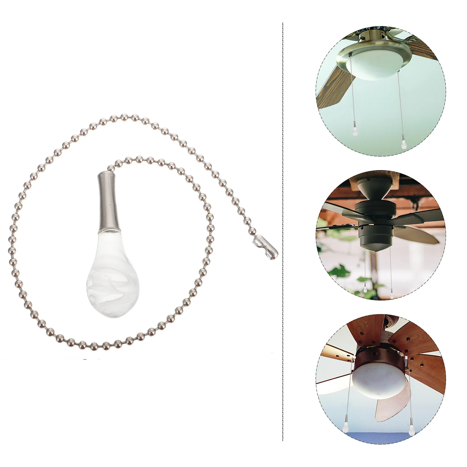 

1Pcs Glass Light Pendant Delicate Chandelier Fan Lamp Hanging Decor Home Pendant Modern Warm Atmosphere Fan Lamp Ornament