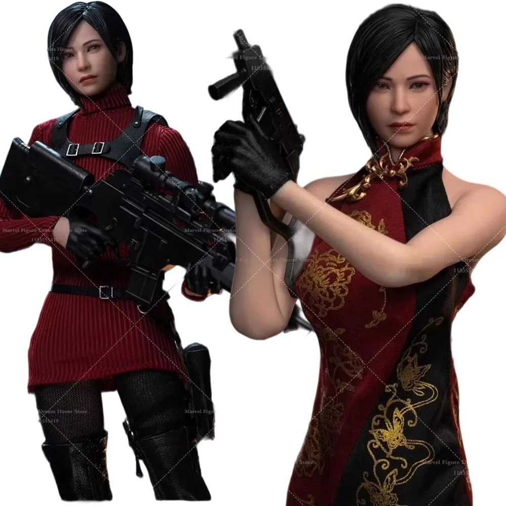 

MTtoys018 1/6 Scale Mysterious Spy Classic Red Outfit Cheongsam Zombie Outbreak 12-inch Full Set Women Action Figure Soldier