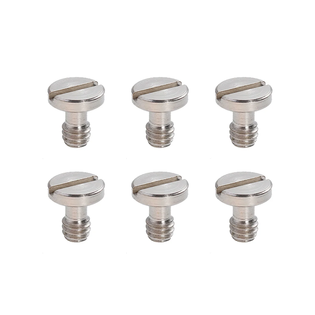 6 Pcs Computer Stand Screw Tripod Screws for Monopod PTZ Plate Camera Stainless Steel Masonry