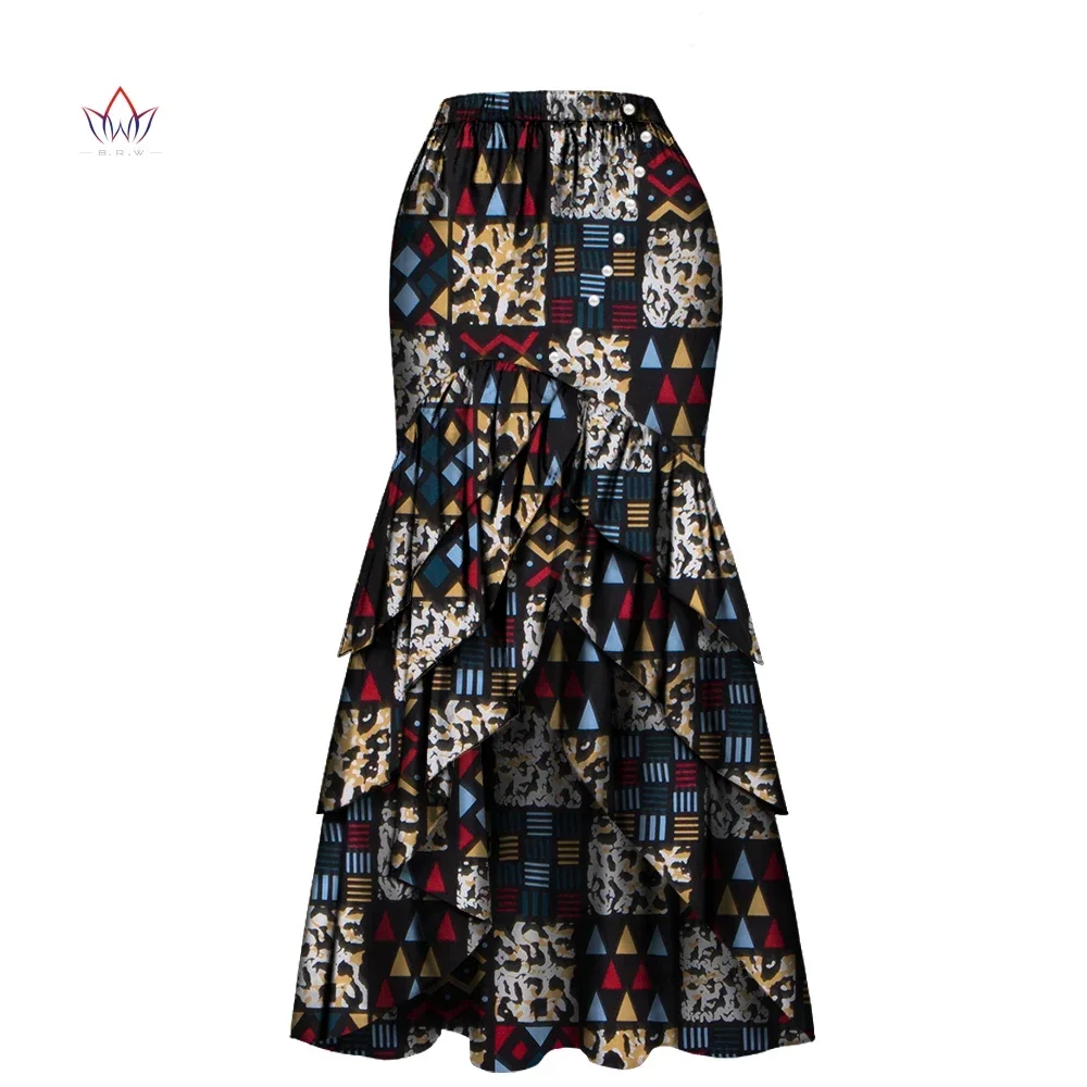 

African Skirts For Women Long Maxi Skirt For Women Spring And Autumn Fashion Women's High Waist Elegant Long Skir Party Wy4570