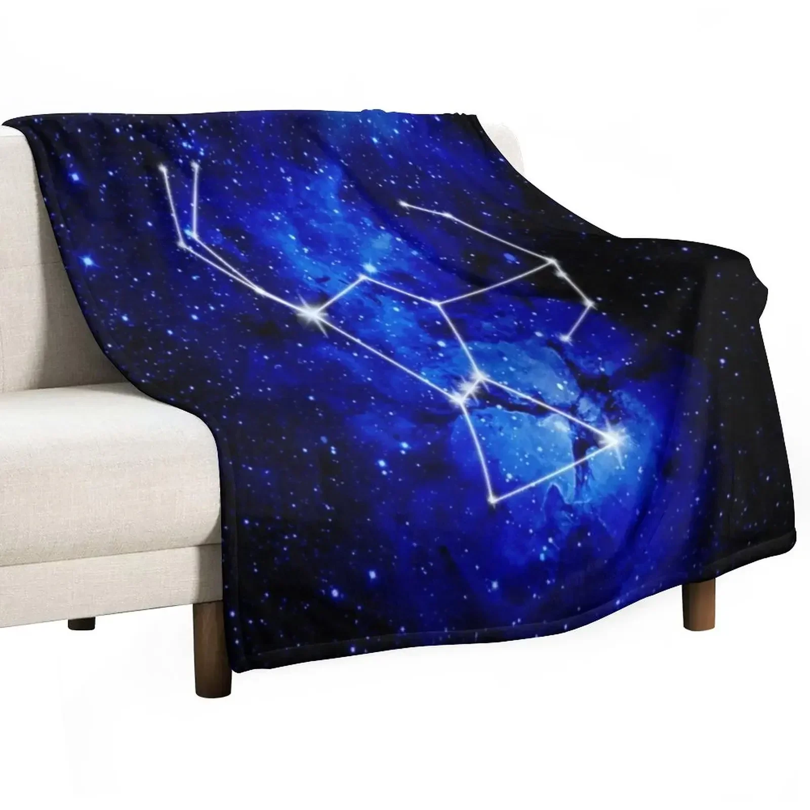 Orion Constellation Star Map Throw Blanket Softest Cute Plaid Decorative Throw Hair Blankets