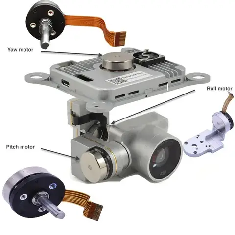 For DJI Phantom 3 Pro/Adv  Gimbal Camera Pitch/Roll/Yaw/Motor Arm Bracket Repair Part for P3 Professional Advanced