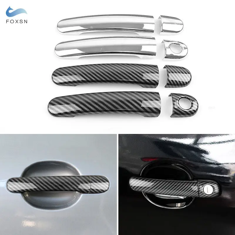 

Car-styling Exterior Door Handle Covers Trim For VW Golf 4 Jetta Bora MK4 1999-2004 Rabbit A4 1J Passat B5 1997-2005 Polo Lupo