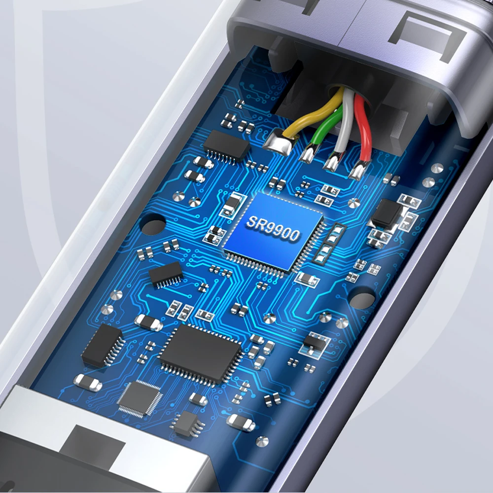 Adaptateur Ethernet USB Type C, RJ45 USB vers RJ45 USB C, LAN filaire, adaptateur réseau rapide SR9900 pour ordinateur portable, PC, TV Box, 100Mbps