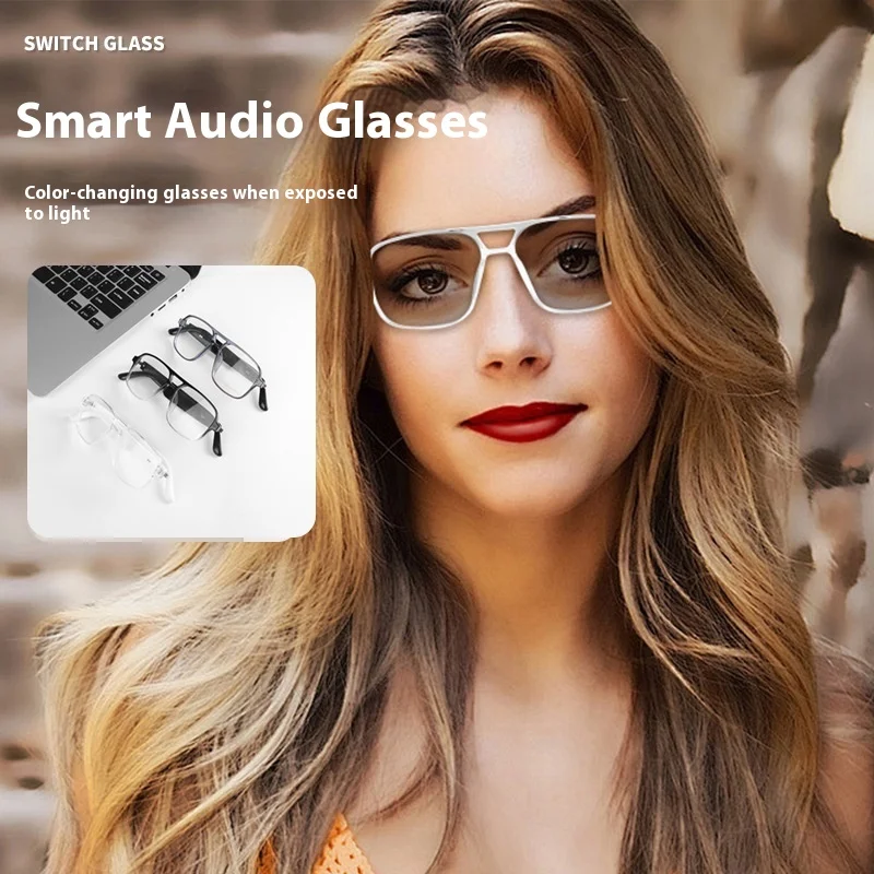 

Support Prescription Glasses Smart Glasses Bluetooth Anti-blue Light Music Calls Anti-ultraviolet Myopia Glasses