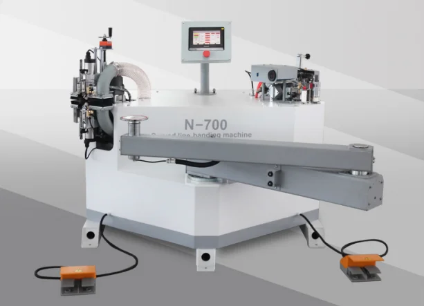 Machine à plaquer les chants linéaire courbe automatique de haute qualité N-700
