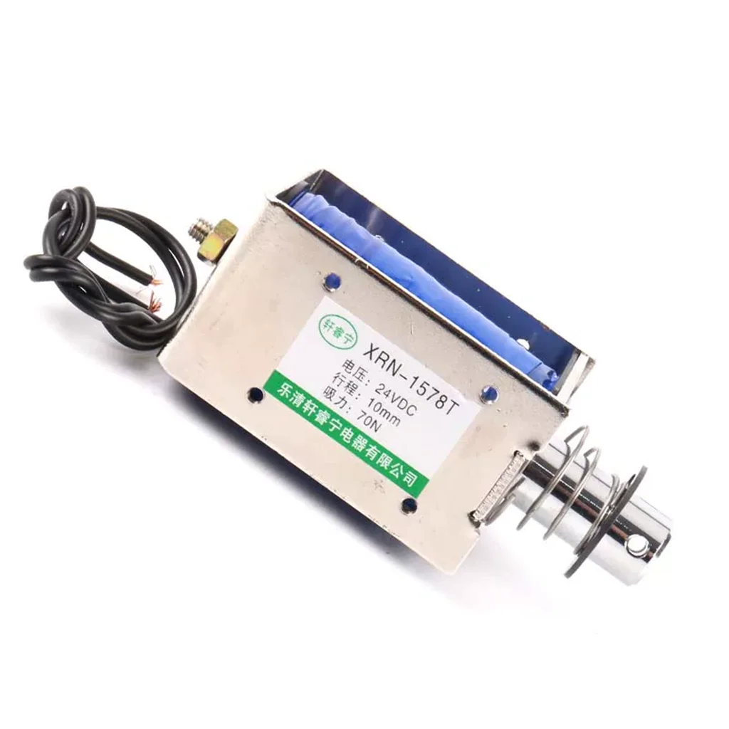 XRN Series DC Frame-type Push-Pull Electromagnet 12VDC/24VDC - Select Model 1250T/1564T/1578T/1683T for Industrial Use