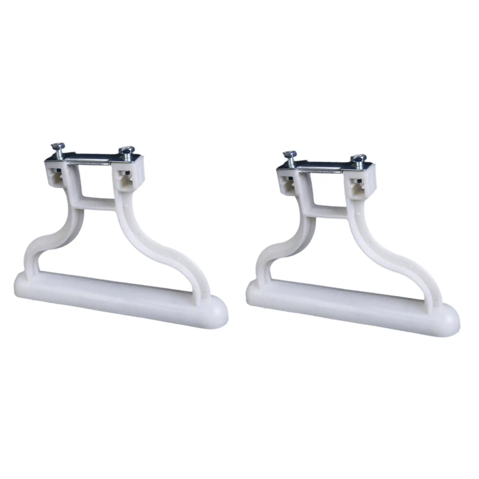 2 Pieces Electric Heater Frame Base with Wheels Heater Stand Easy to Install 360° Rotating Mobile Pulley Bracket Repair Parts