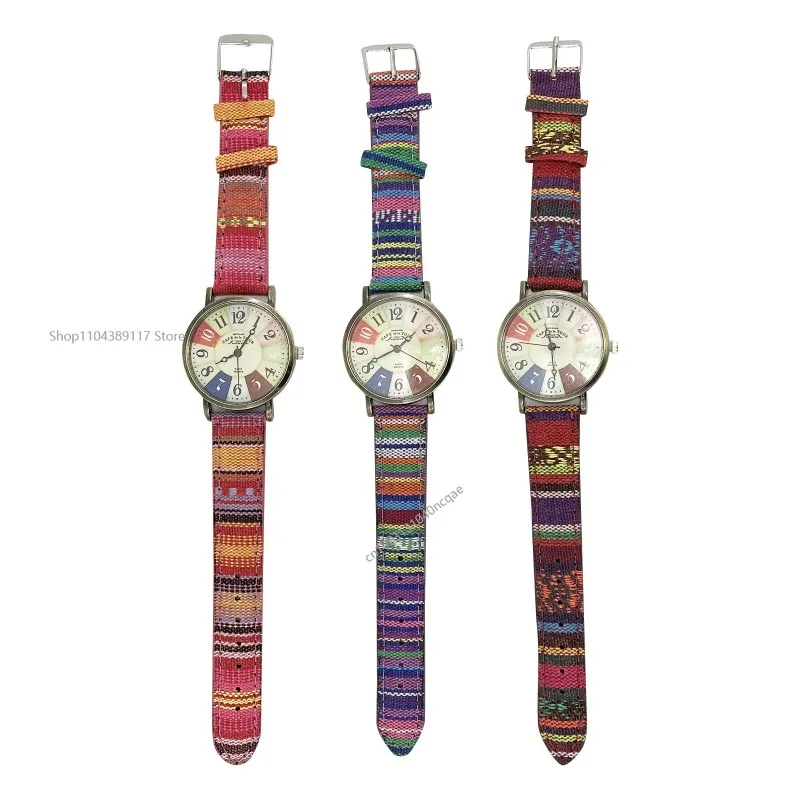 Часы для женщин с разноцветным радужным узором, мужские часы с ремешком на руку для женщин, Reloj Mujer Relogio Feminino 시계