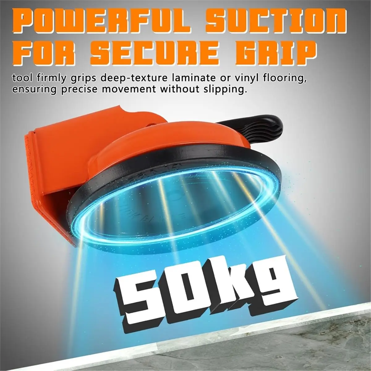 A89X Heavy Duty Floor Gaps Fixer Tool,Plank Grabber with Suction Cup,Flooring Gaps Repair Tool for Wood,Vinyl,Flooring Tools