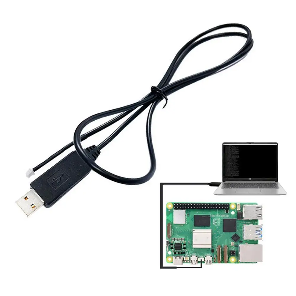 Raspberry Pi 5 Terminal Uart Cabo Serial, Preto, P6l8, 1Pc