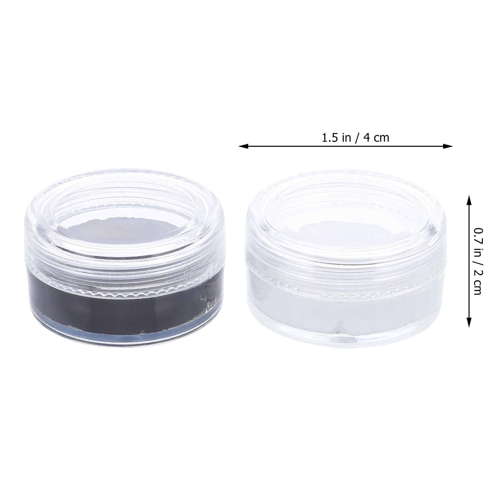 

2 Pcs Beeswax Face Paint Kit Body Art Supplies Waterproof Special Effects Clown White Black Halloween Cosplay Party Carnivals