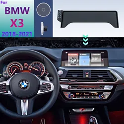 For BMW X3 G01 2021 2020 2019 2018 Car Phone Holder Screen Fixed Base Car Magnetic Wireless Charging Stand Car MagSafe Supports
