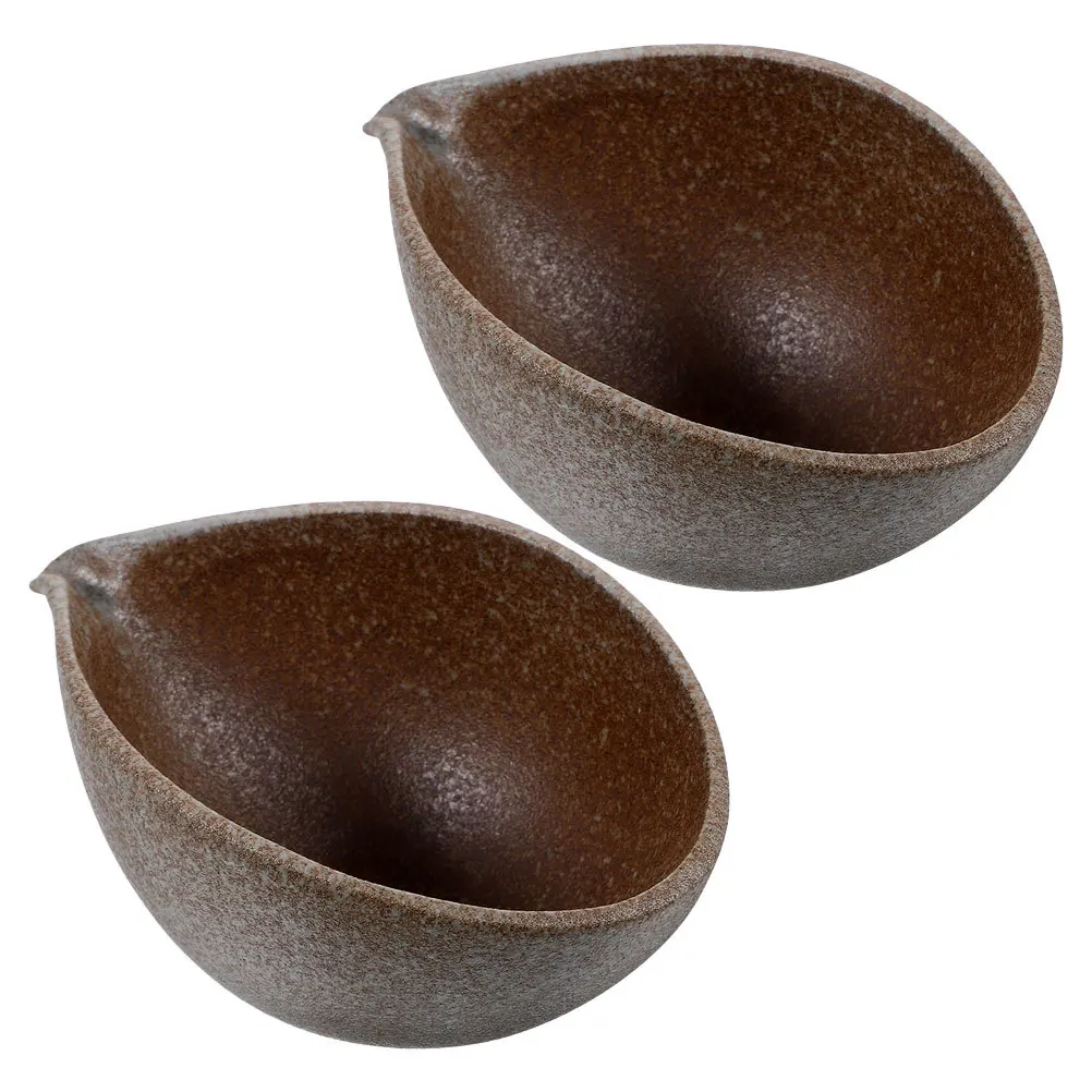 

2Pcs Eagle Beak Gongfu Tea Cup Set Japanese Style Porcelain Ceramic for Loose Leaf Tea Ceremony Unique Spout Design Enhanced