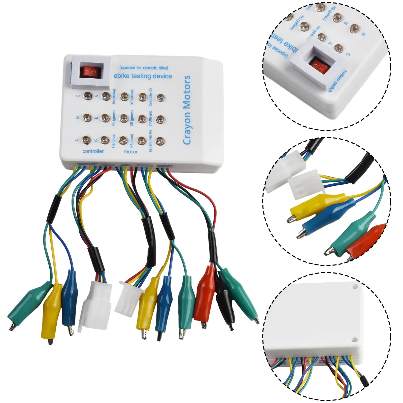 Detector de controlador de vehículo eléctrico, probador de batería, manillar Hall, ABS