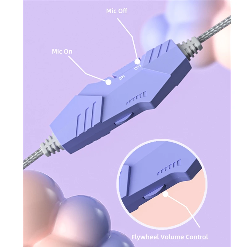 المهنية Led القط الأذن السلكية ألعاب سماعات مع هيئة التصنيع العسكري ل PS4 PS5 Xbox الكمبيوتر سماعة الألعاب مع كتم الصوت مفتاح