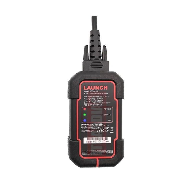 Launch X431 Bluetooth BT Connector DBScar VII Code Scanner Support