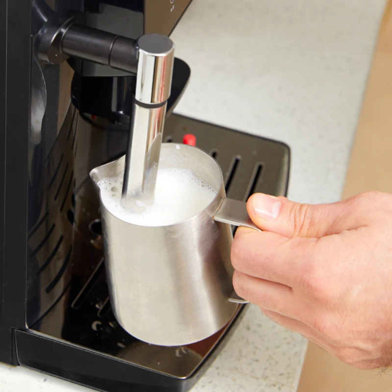 19‑Bar Fully‑Automatic Espresso Coffee Machine, Built‑in Bean Grinder with Milk Frothing & Hot Water Function