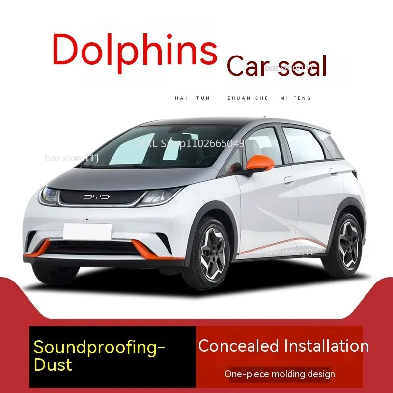 

Car Door Sealing Strip For BYD Dolphin Whole Car Sound Insulation Rubber Strip Silent Dustproof Noise Reduction Accessories