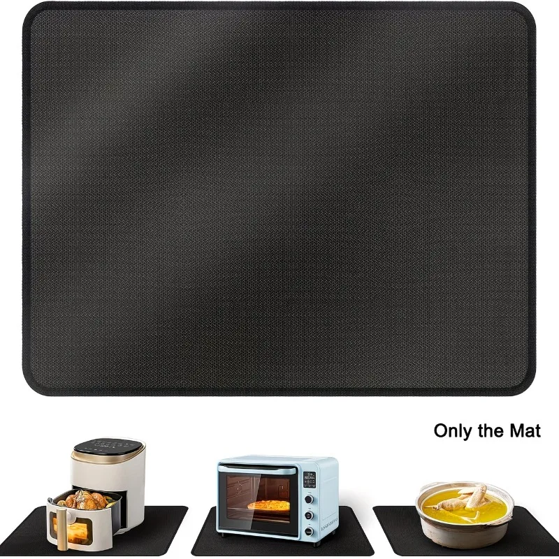 

Flame-Retardant and Heat-Insulating Mat for Air Fryers Deep Fryers Ovens and Heat-Resistant Mats for Protect Kitchen Countertop