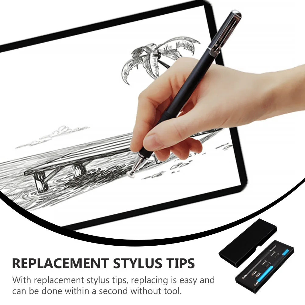 

1Set Fine Workmanship Capacitive Stylus Pen High Precision Smooth Writing Experience for Touch Screen Tablet Phone Laptop