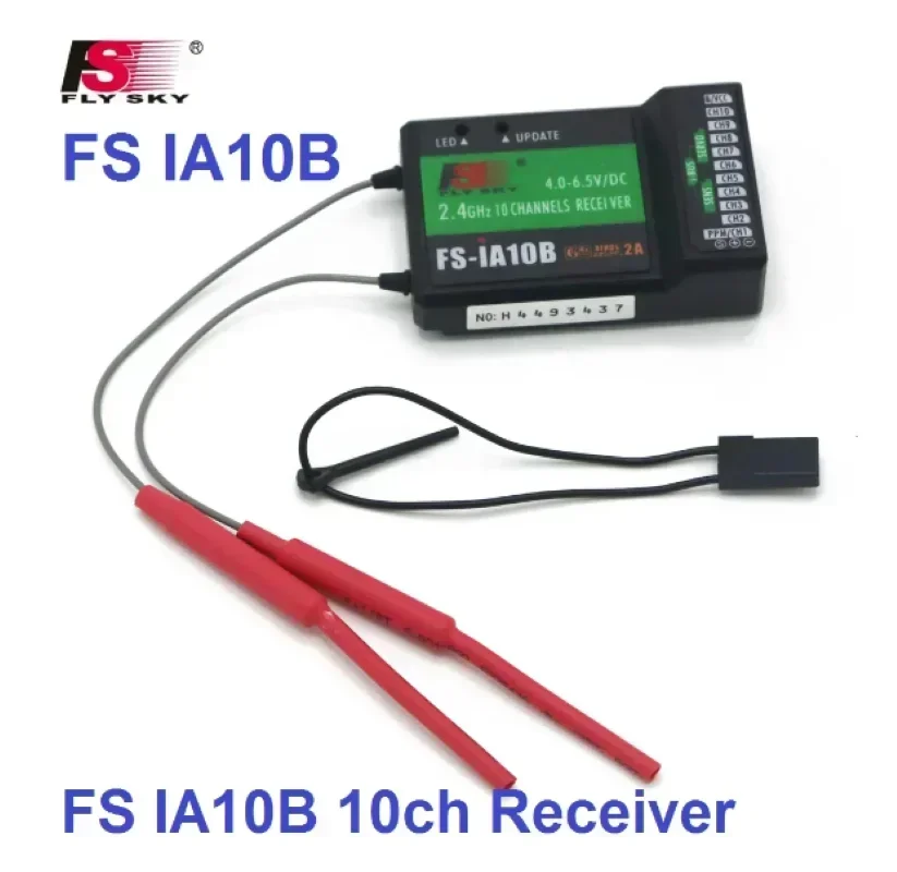 OriginalOrginal Flysky FS IA10B 10ch Receiver For Transmitter FS-I10 FS-I6S FPV RC Heli Plane Quadcopter Drone Shipment Immediat