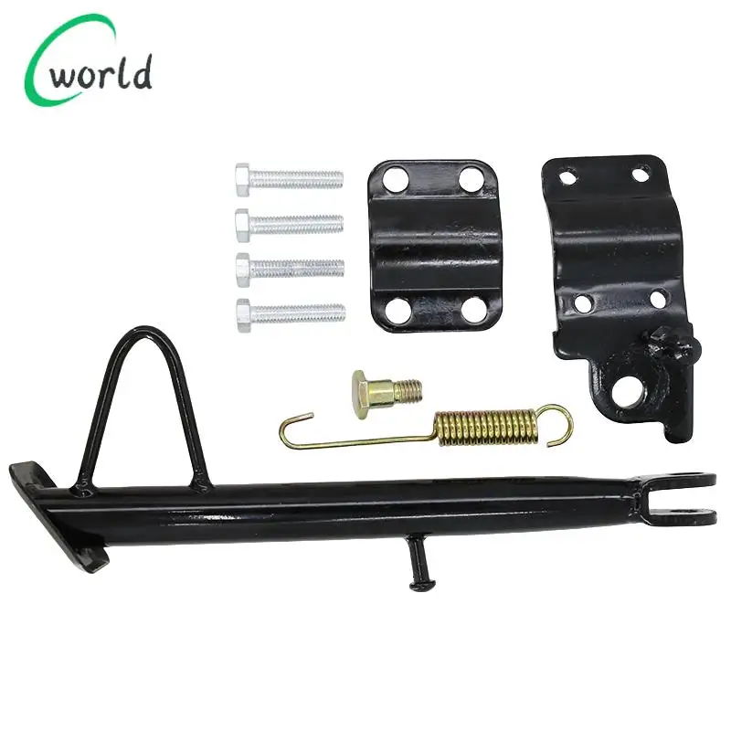 Universal Motorbike Adjustable Kickstand Side Stand Parking Foot Support Tripod Holder For Scooter Electric Dit Pit Bike