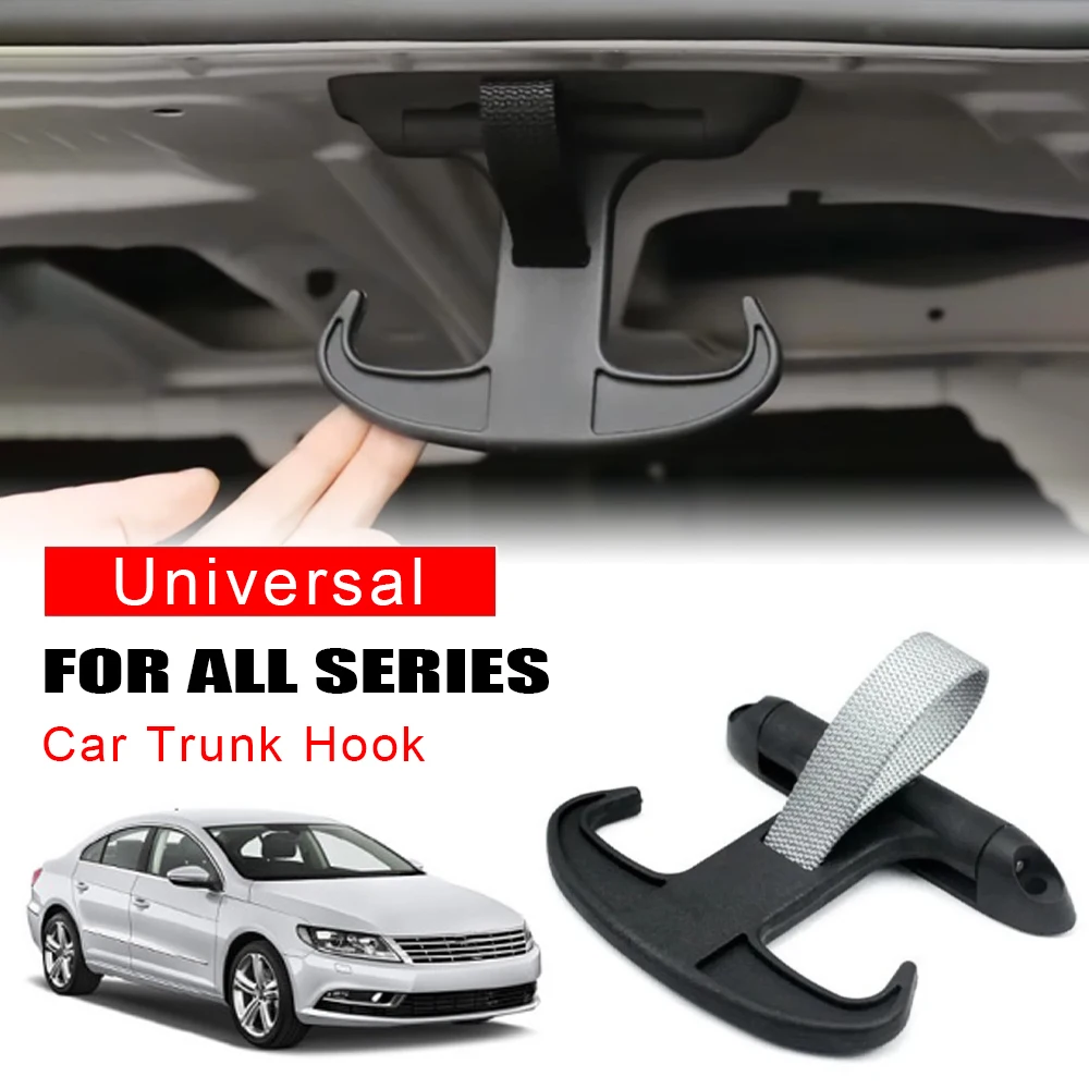 Car Trunk Hook Portable Bag Hooks Holders Hanger with Damping for Hidden Hook Cargo Rack Multifunctional Car Accessories