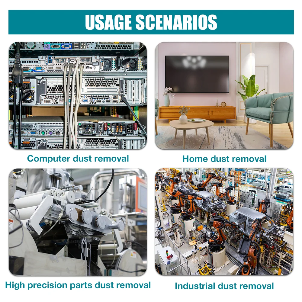 3 In 1 Pneumatic Dust Blow Gun, Professional Aluminum Alloy Air Blow Gun, 1/4 NPT, Optional EU/JP Interface,Home Pneumatic Tools