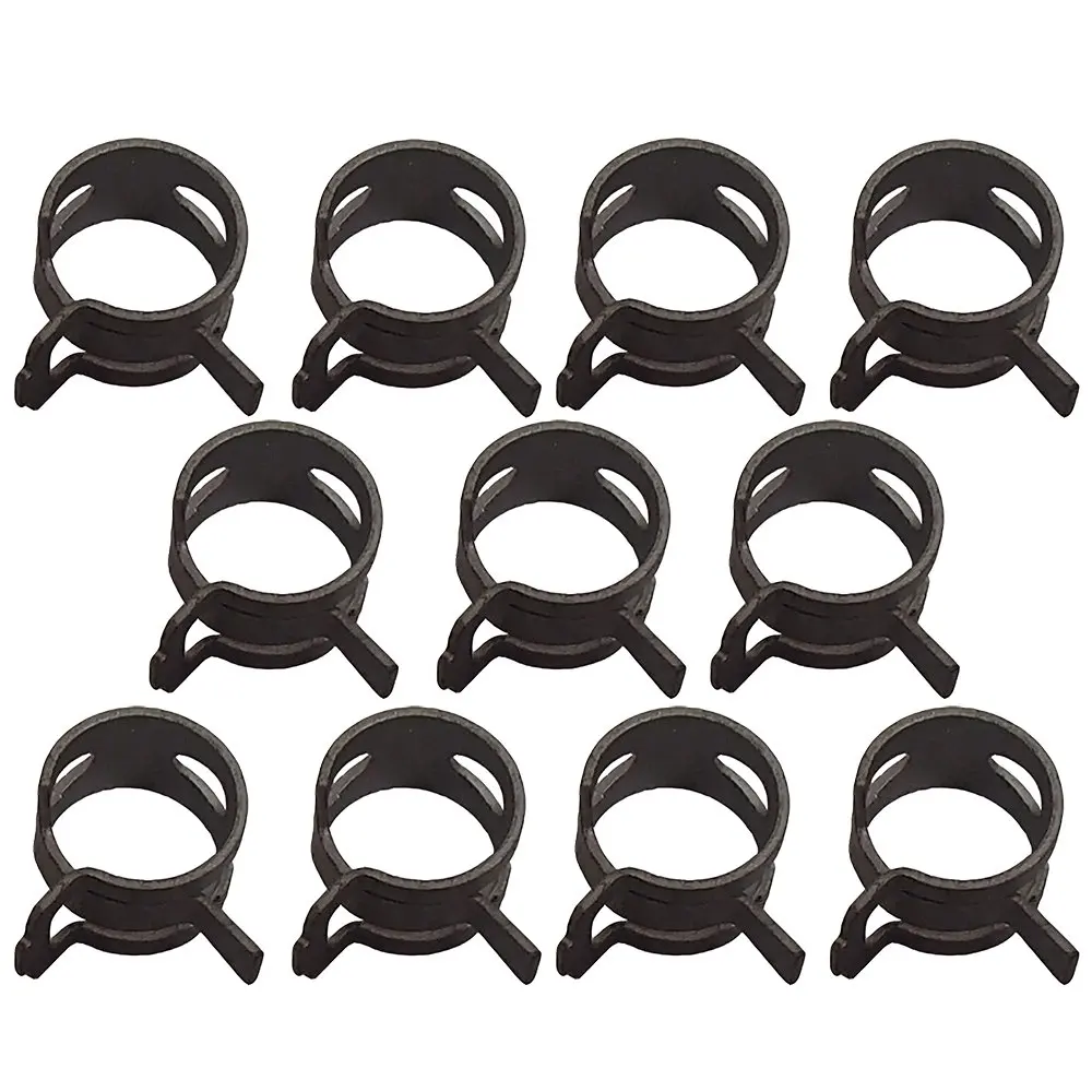 

10/20pcs Hose Clamps Fuel Hose Line Water Pipe Clamp Hoops Air Tube Fastener Spring Clips M6-22mm