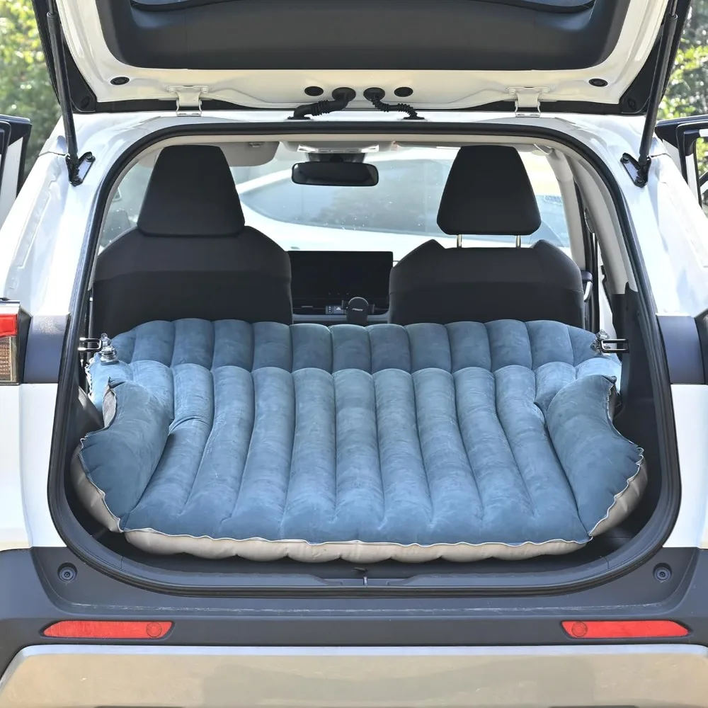 

WEY&FLY Car Air Mattress for SUV, Quick Inflation Travel Bed with Air Pump, Portable Sleeping Pad for Camping, Fits Most SUVs an