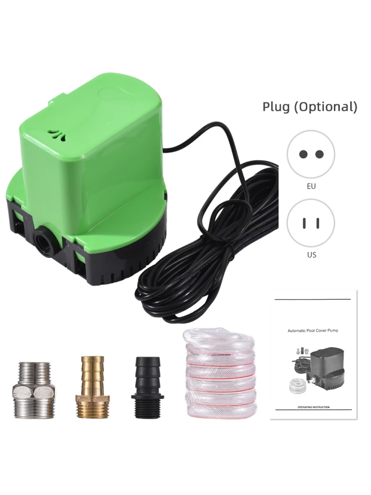 Drainage Pump Pool Cover Pump Above Ground 3500L/H Submersible Swimming Sump Inground Pump Water Removal Pump for Pool Draining